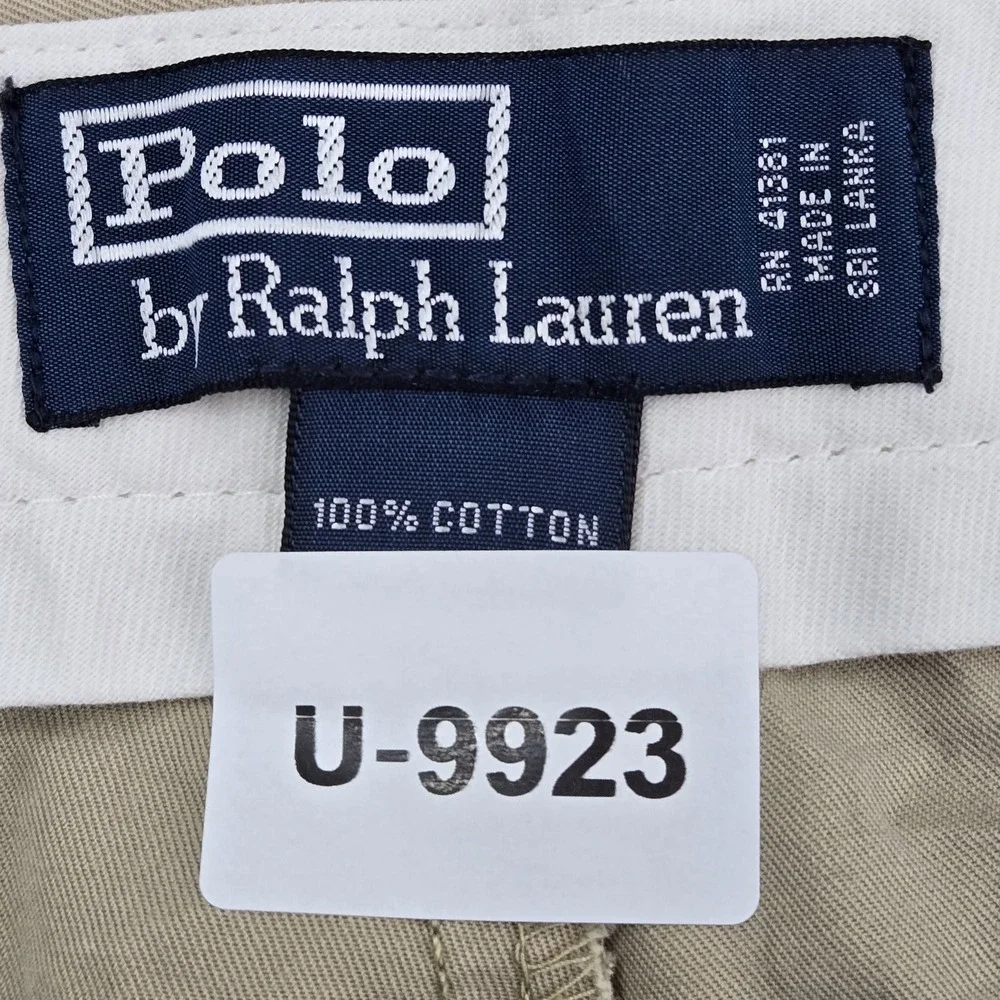 Polo‎ By Ralph Lauren Men Pants 36/32 Beige Khakis Twill Button 30